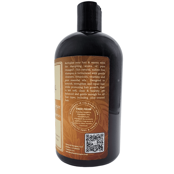 Orange & Argan Revitalizing Shampoo | All Natural Shampoo for Oily Hair, Gray Hair, Hair Loss & More