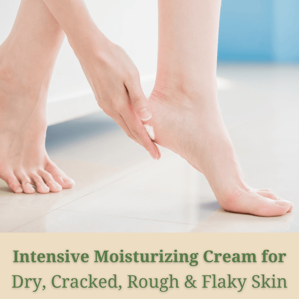 Peppermint, Rosemary & Eucalyptus Massage & Foot Cream | Peppermint Foot Lotion for Dry Feet & Cracked Heels