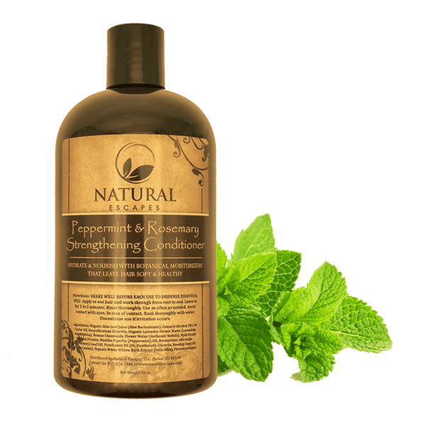Peppermint & Rosemary Strengthening Conditioner | Organic Conditioner for Hair Loss & Hair Growth